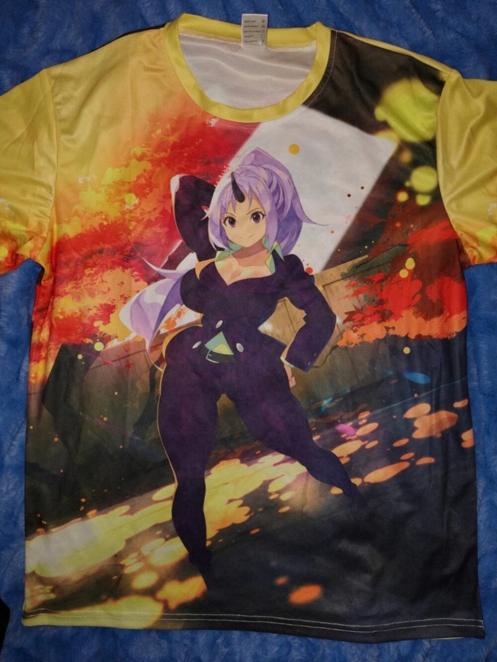 Anime Character Double Sided Graphic Tee